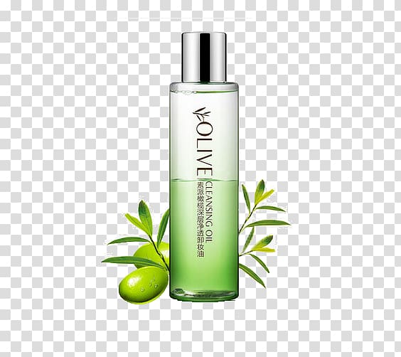 Cleanser Cosmetics Make-up Face, Su faction Olive Cleansing Water transparent background PNG clipart