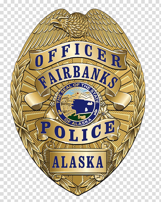 Officer Fairbanks Police Alaska badge, Fairbanks Police Badge transparent background PNG clipart