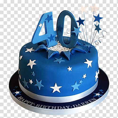 round cake with 40 cake topper, Birthday cake Wedding cake Bakery Cake decorating Sponge cake, birthday cake transparent background PNG clipart