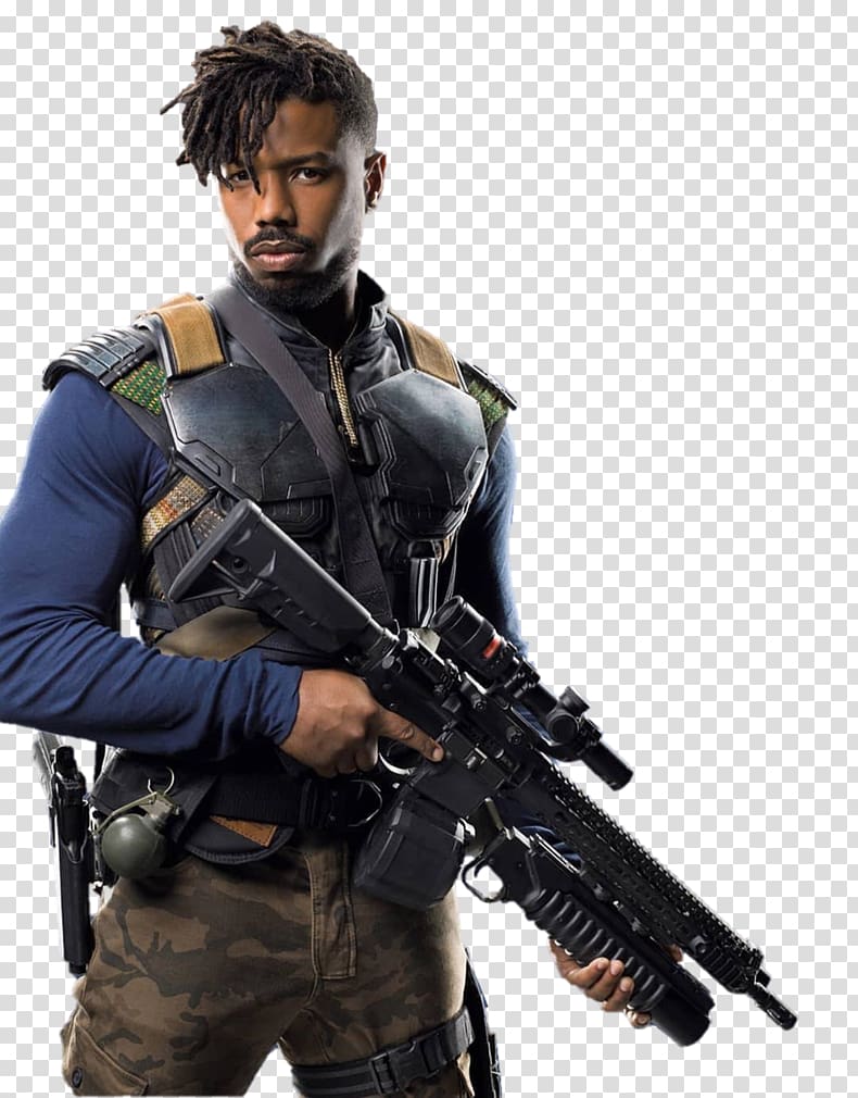 Michael B. Jordan Erik Killmonger Black Panther YouTube Supervillain, marvel black panther erik killmonger transparent background PNG clipart