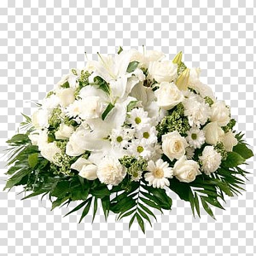 Flower bouquet Funeral Mourning White, flower transparent background PNG clipart
