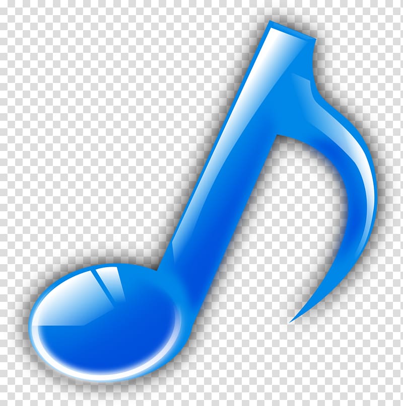 Musical note Blue note , Music transparent background PNG clipart