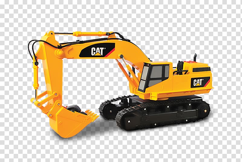 Caterpillar Inc. Bucket-wheel excavator Toy Machine, excavator transparent background PNG clipart
