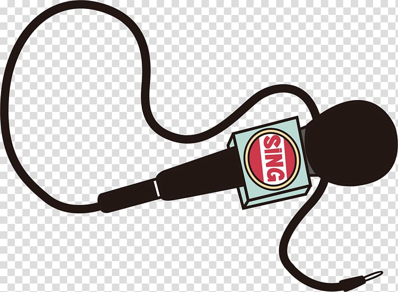 Microphone Headphones Singing, Singing microphone transparent background PNG clipart