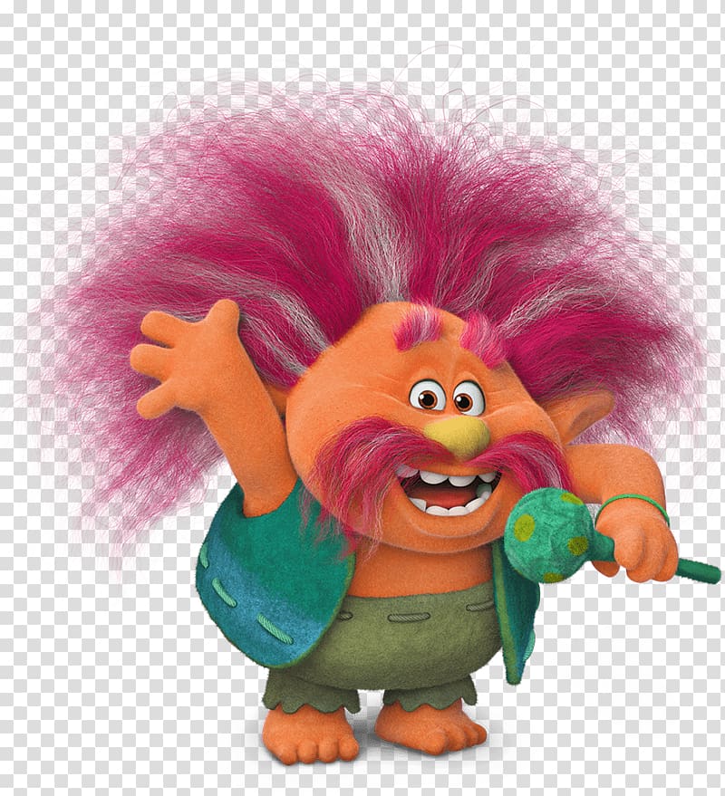Trolls , Troll King Peppy transparent background PNG clipart