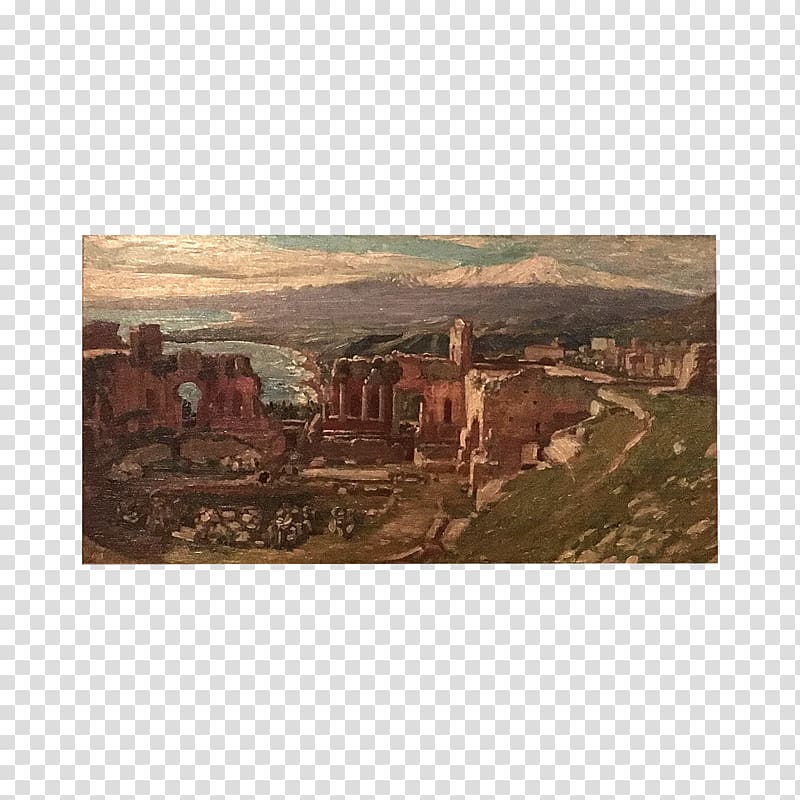 Mount Vesuvius Landscape painting Naples, painting transparent background PNG clipart