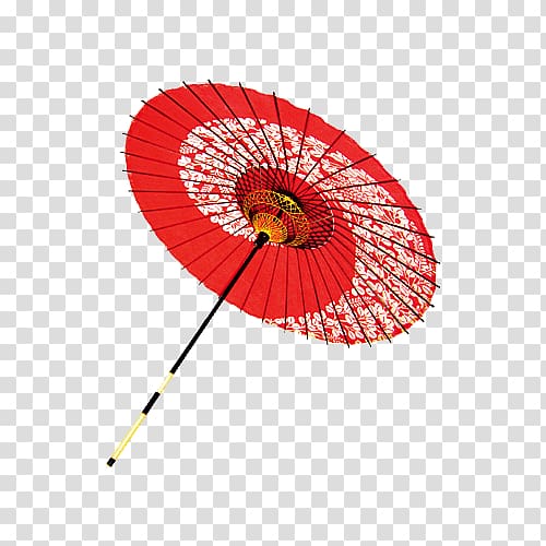 Typography, Red Chinese wind umbrella transparent background PNG clipart