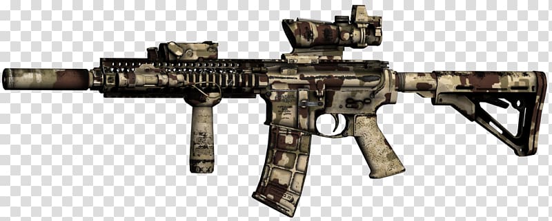 Medal of Honor: Warfighter Weapon Firearm Close Quarters Battle Receiver, assault riffle transparent background PNG clipart