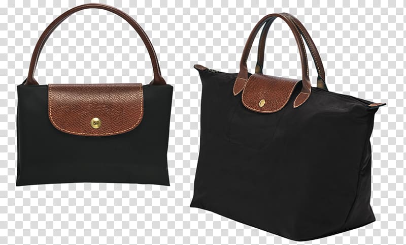 Tote bag Handbag Leather Longchamp Pliage, bag transparent background PNG clipart