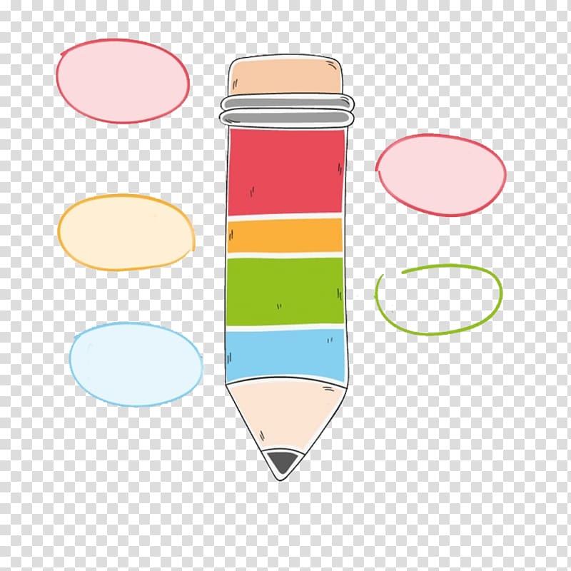 Pencil, Pencil-shaped decorative pattern transparent background PNG clipart