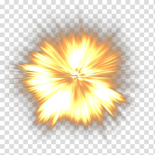 yellow sunlight art, Explosion Sprite, explosion transparent background PNG clipart