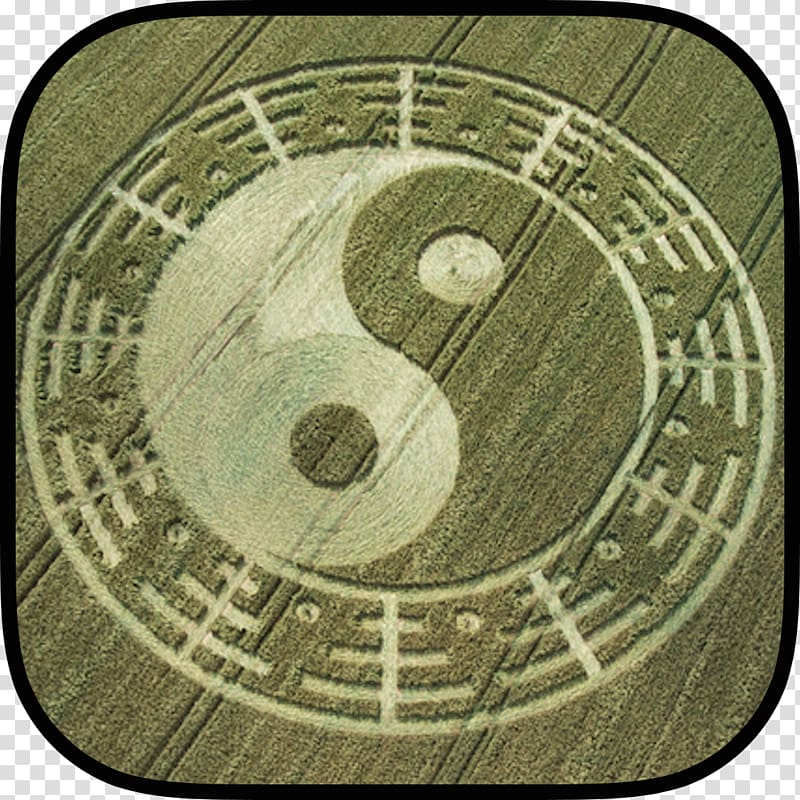 Yin and yang Crop circle Symbol I Ching, yin yang transparent background PNG clipart