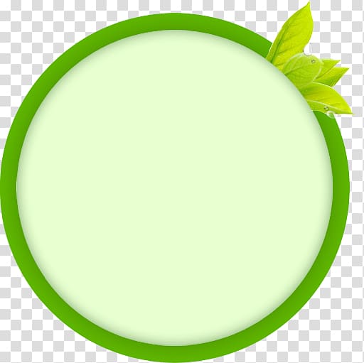 green leaves illustration, Circle Computer file, Green circle transparent background PNG clipart