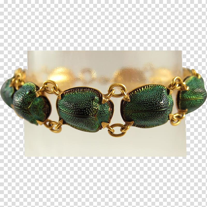Scarab Emerald Bracelet Earring Jewellery, emerald transparent background PNG clipart