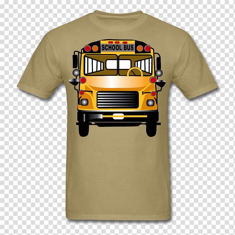 T-shirt School bus Bus monitor, T-shirt transparent background PNG clipart