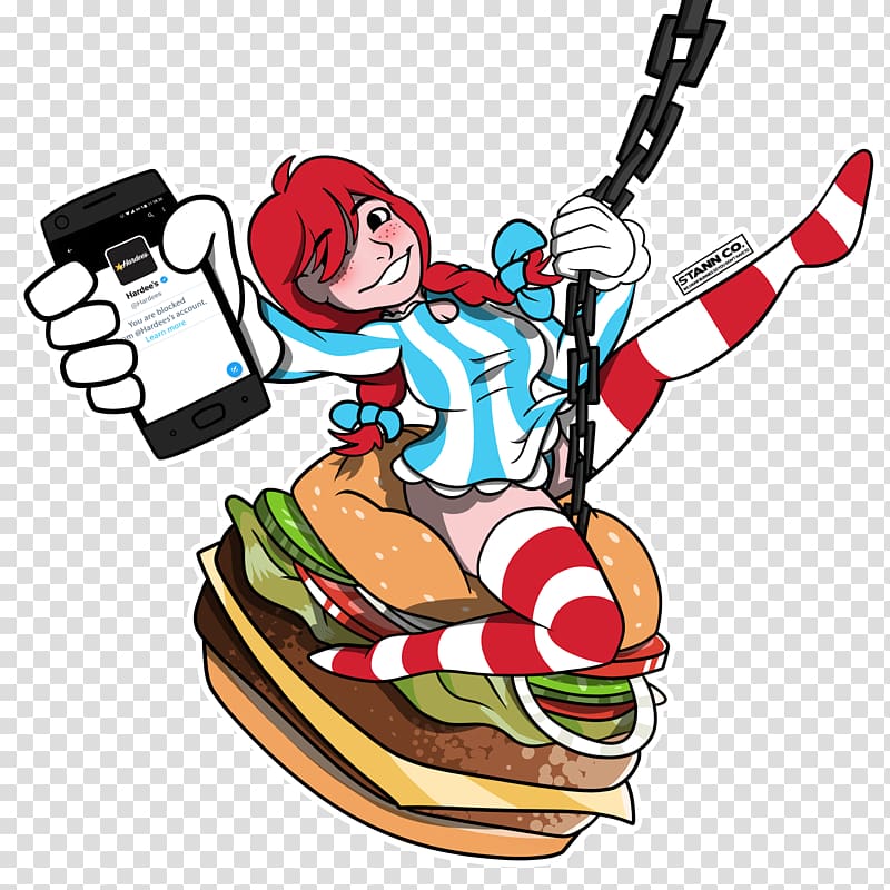 Wendy\'s Company Hardee\'s Hamburger Food, laughing out loud transparent background PNG clipart