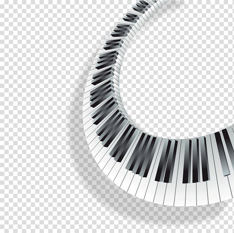 curved piano keys illustration, Piano Musical keyboard, Piano keys transparent background PNG clipart