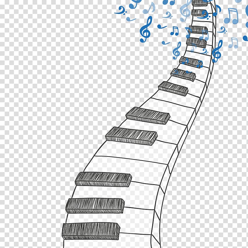 Music Piano Synthesizer Concert, piano keys transparent background PNG clipart