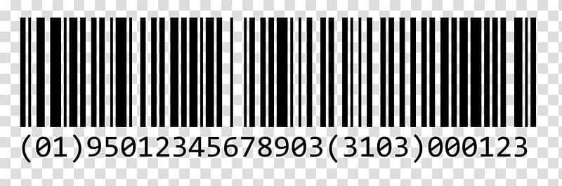 GS1-128 Barcode Code 128 International Article Number, creative barcode transparent background PNG clipart