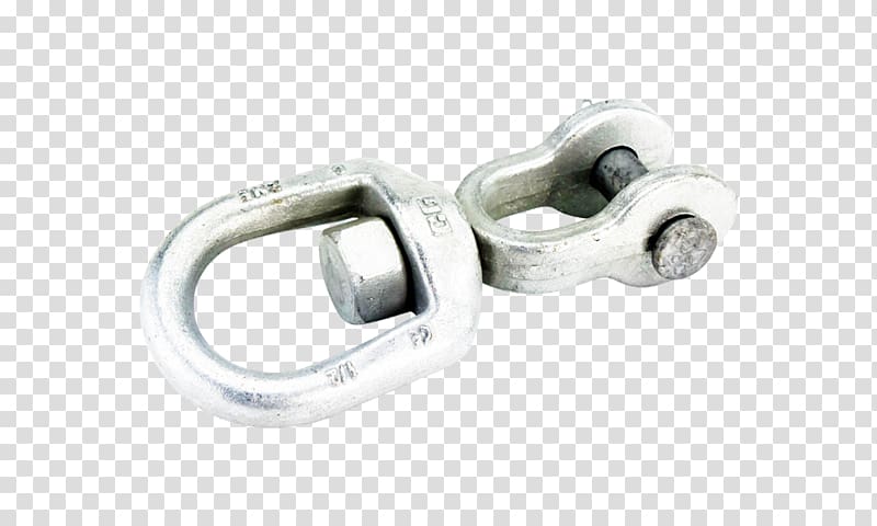 Swivel Lifting hook Eye bolt Shackle Hoist, chain transparent background PNG clipart