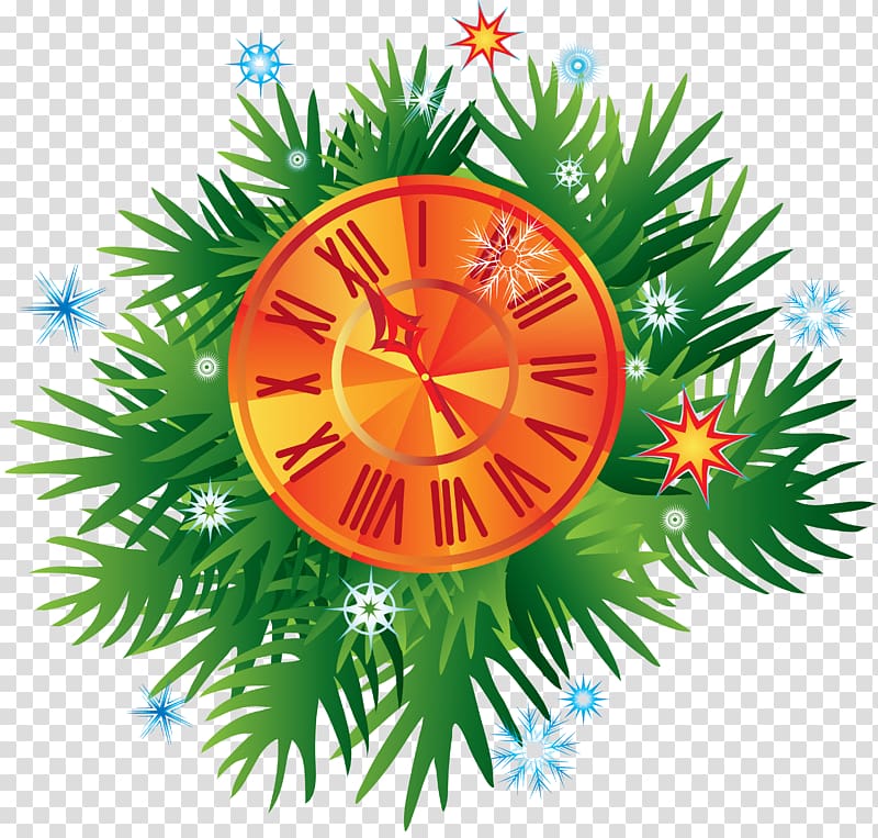 New Year Ded Moroz Holiday Snegurochka Christmas, hour transparent background PNG clipart