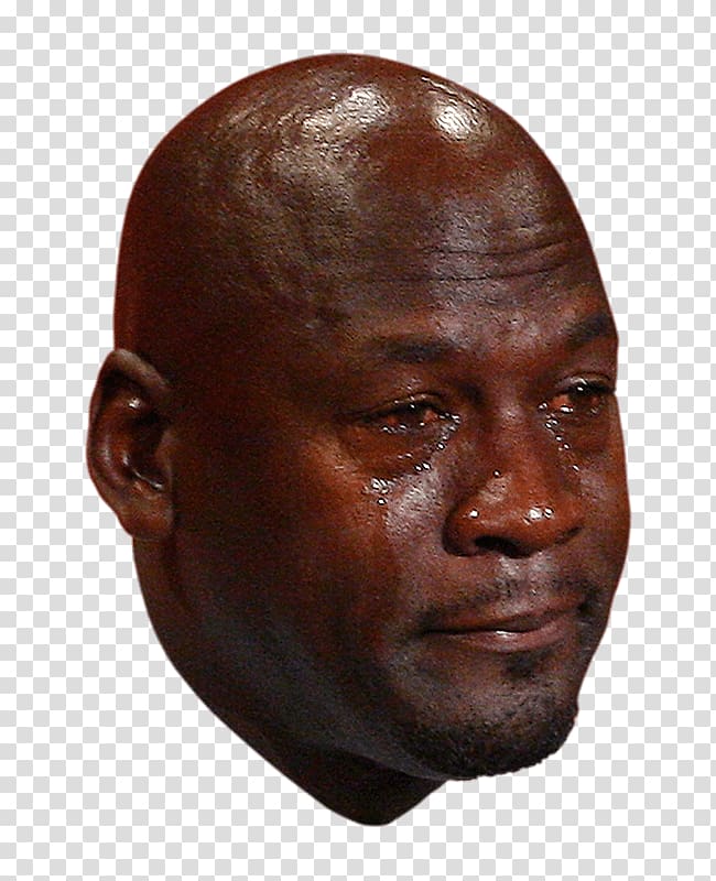 Michael Jordan, Michael Jordan Crying Face transparent background PNG clipart