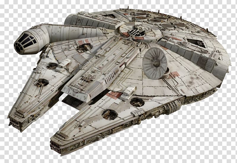 Han Solo Lando Calrissian Luke Skywalker Chewbacca Millennium Falcon, falcon transparent background PNG clipart