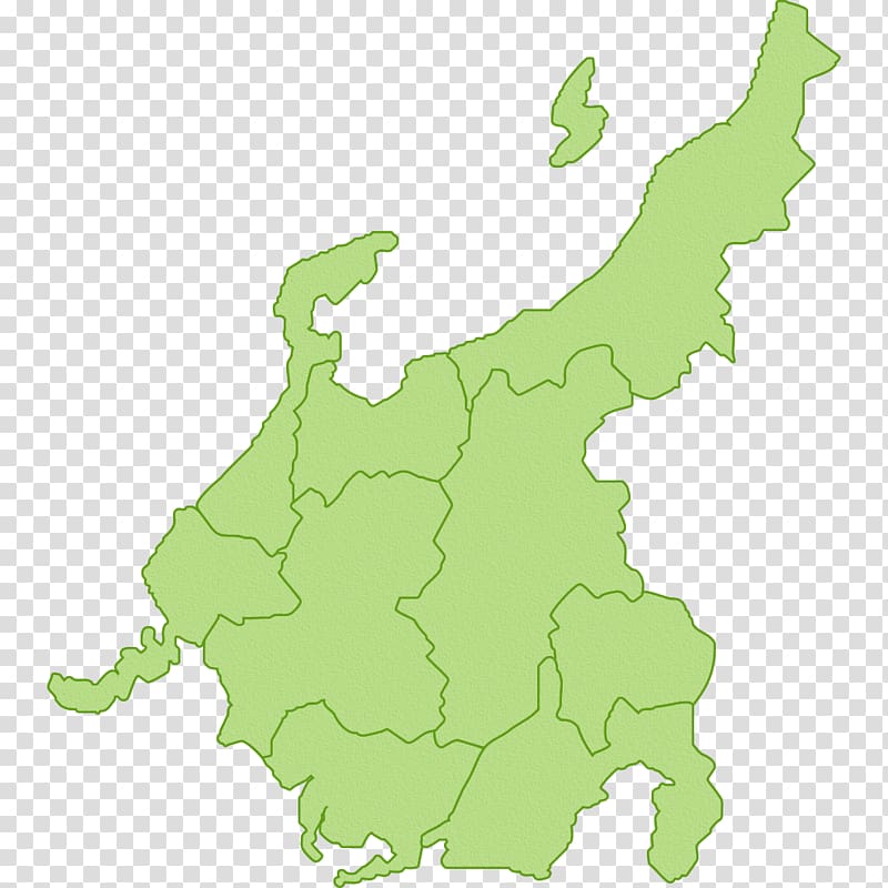 Tōkai region Tokai Hokkaido Tōhoku region Fukui Prefecture, map transparent background PNG clipart