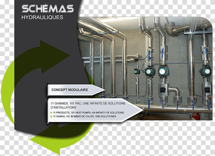 Heat pump Energy Hydraulics Agua caliente sanitaria Schéma hydraulique, energy transparent background PNG clipart