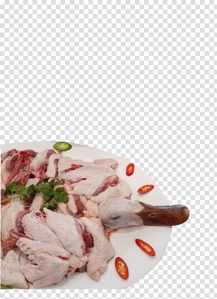 Duck meat Lamb and mutton Tea, Delicious melon duck transparent background PNG clipart