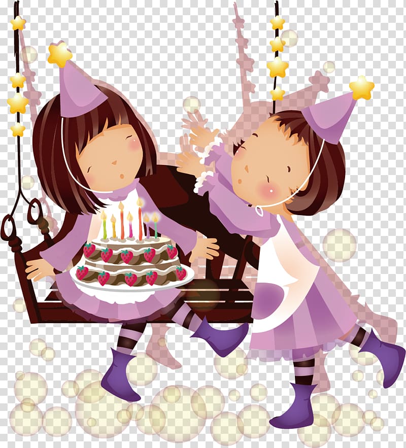 Sibling-in-law Happy Birthday to You Wish Sister, Swing for children to play transparent background PNG clipart