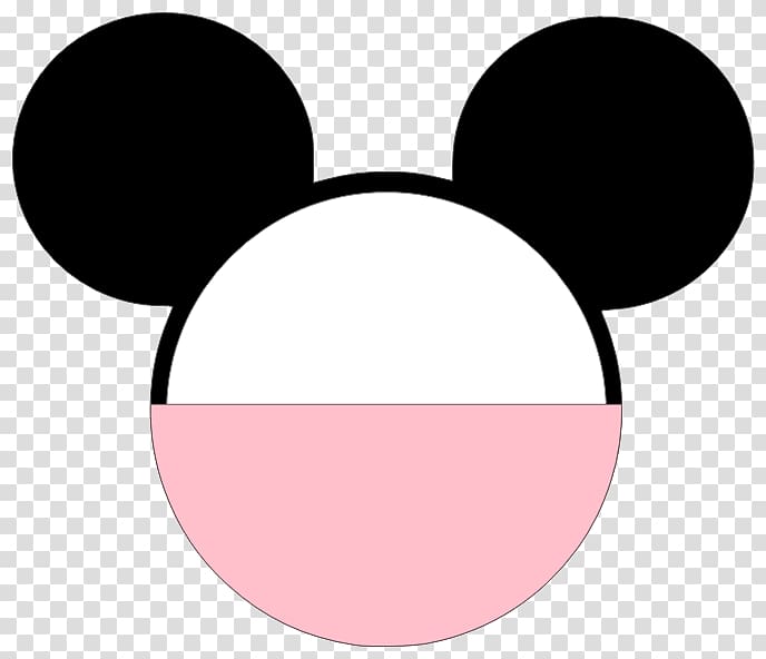 Circle Line Pink M , minnie mouse head transparent background PNG clipart