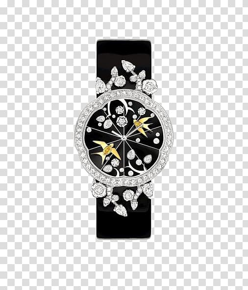 Chanel Jewellery Brooch Watch Pearl, Watch transparent background PNG clipart