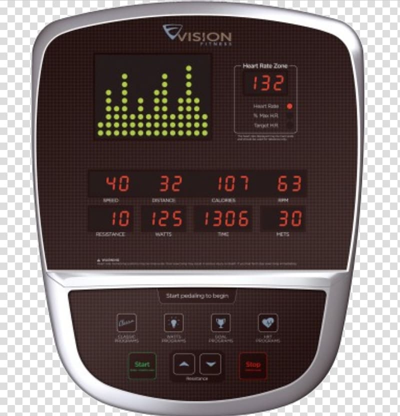 Elliptical Trainers Physical fitness Bicycle Treadmill Aerobic exercise, fitness meter transparent background PNG clipart