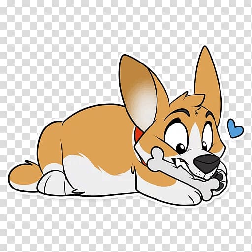 Dog breed Pembroke Welsh Corgi Cardigan Welsh Corgi Sticker, puppy transparent background PNG clipart