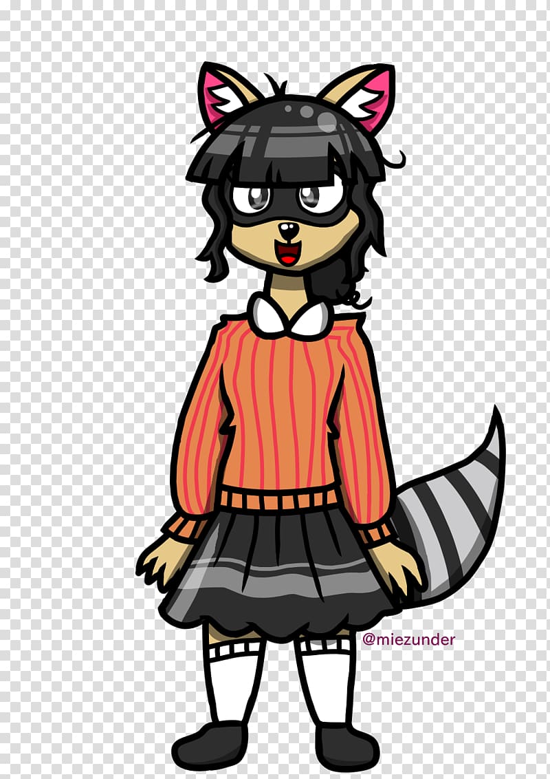 Vertebrate Costume design Cartoon , Cute Raccoon transparent background PNG clipart