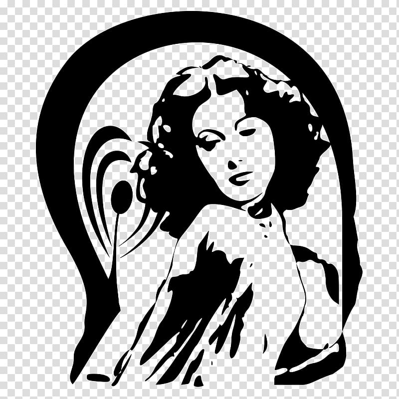 Hedy Lamarr Black and white Actor , actor transparent background PNG clipart
