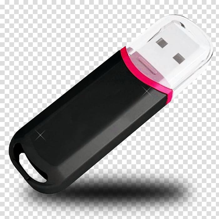 USB flash drive Computer file, Black color Portable USB transparent background PNG clipart