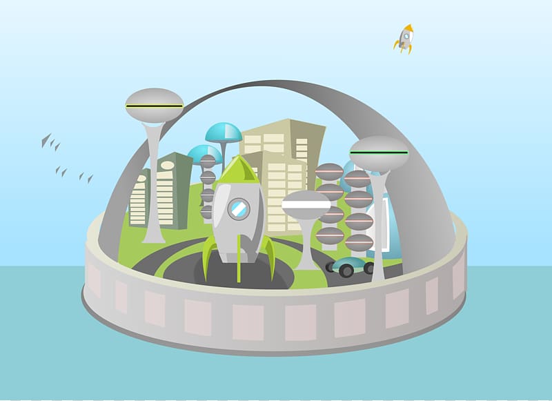 Future , Futuristic City transparent background PNG clipart