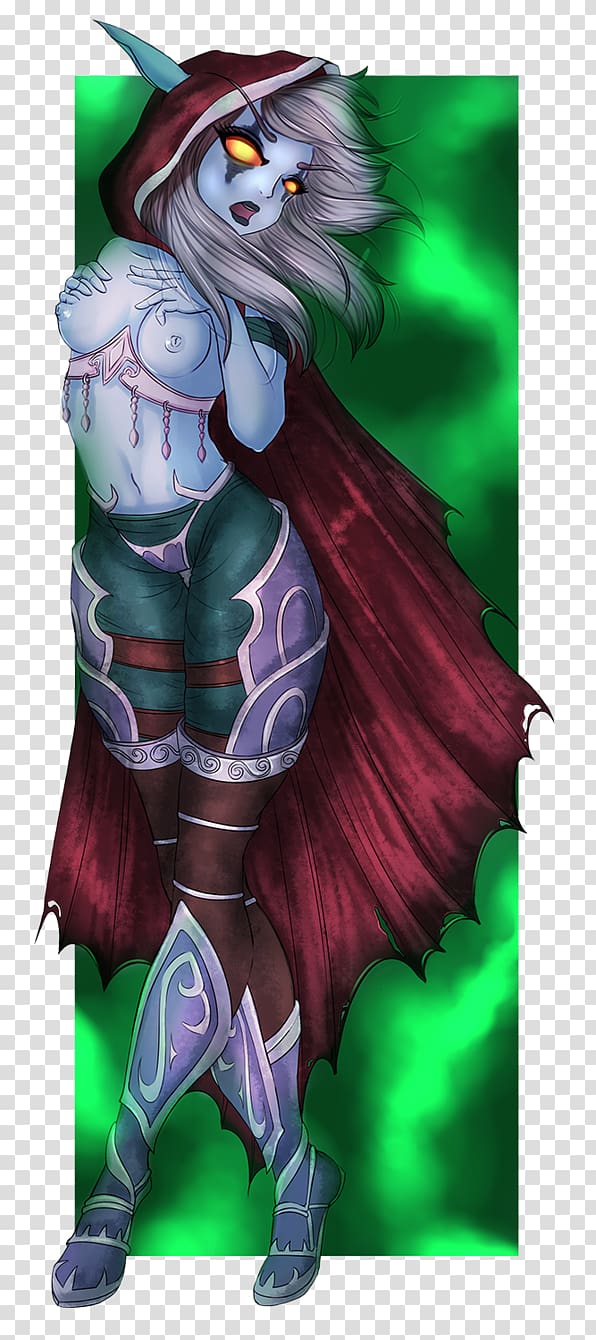 Sylvanas Windrunner Legendary creature Artist Cartoon, Sylvanas Windrunner transparent background PNG clipart