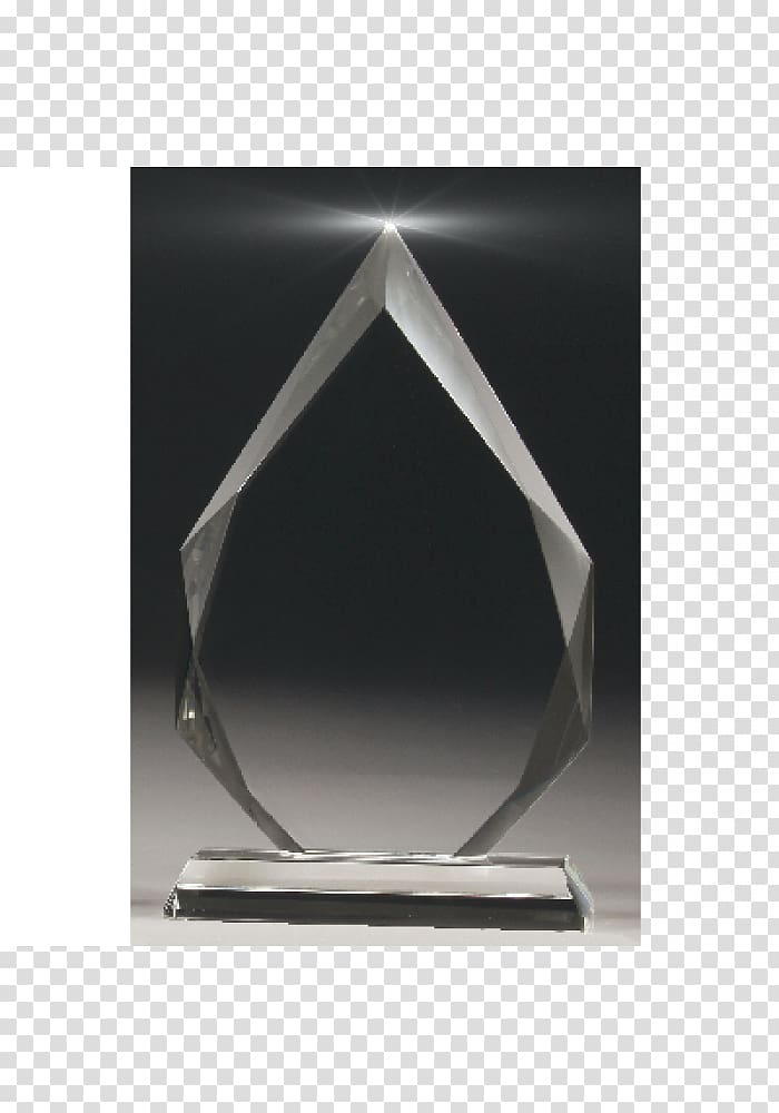 Glass Crystal Rectangle, glass trophy transparent background PNG clipart