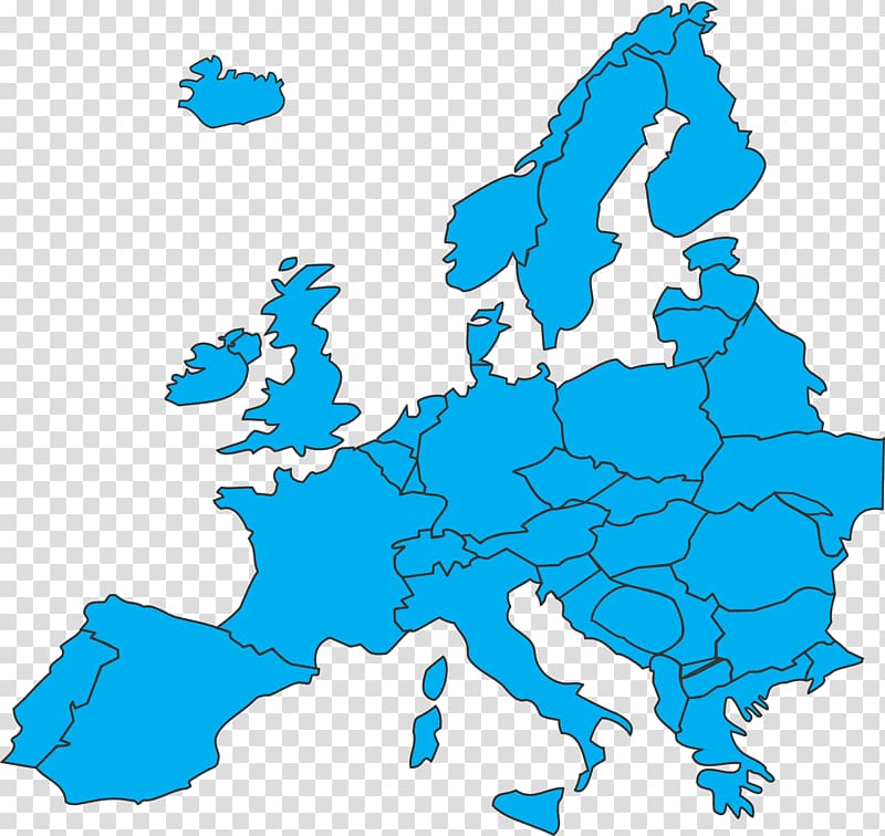 European Union , Norway Map transparent background PNG clipart