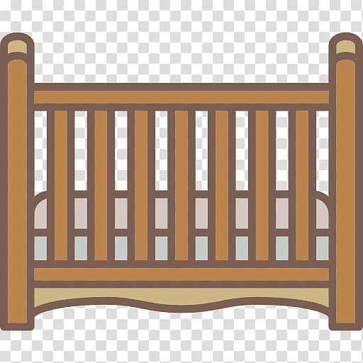 Infant bed Scalable Graphics Furniture, A wooden bed transparent background PNG clipart