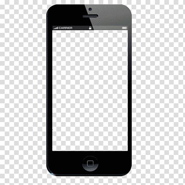 black iPhone 4 displaying blue screen, Telephone Template Android Computer file, Phone transparent background PNG clipart