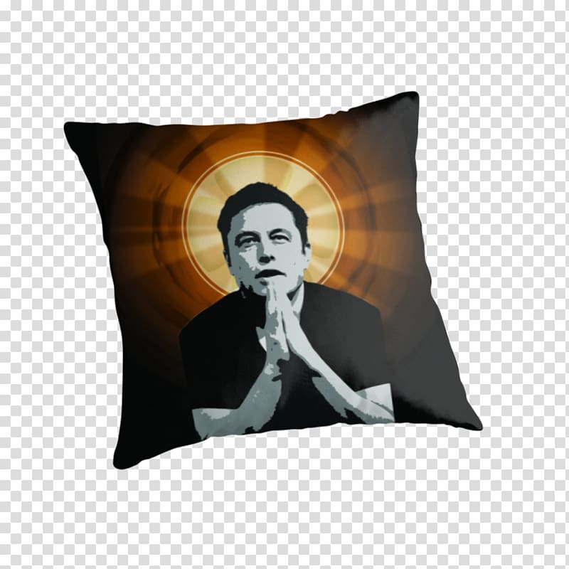 Throw Pillows Cushion Bedding Undertale, Elon Musk transparent background PNG clipart
