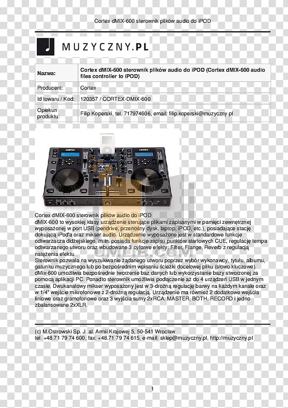 GCI Cortex dMIX-600 Audio Product Manuals Font, others transparent background PNG clipart