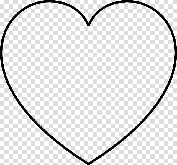 Black and white Heart Area Pattern, Love Heart Shape transparent background PNG clipart