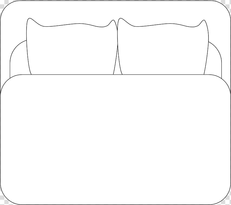 Black and white Bed Blanket , Beds transparent background PNG clipart