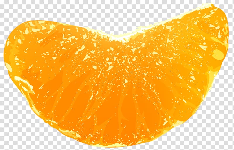 orange fruit illustration, Clementine Tangerine Orange , Piece of Tangerine transparent background PNG clipart