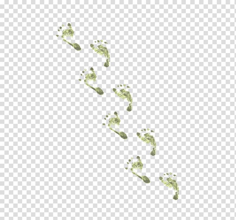 Line Angle Point Area Pattern, Green footprints transparent background PNG clipart